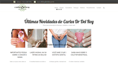 Desktop Screenshot of drdelroy.com.br